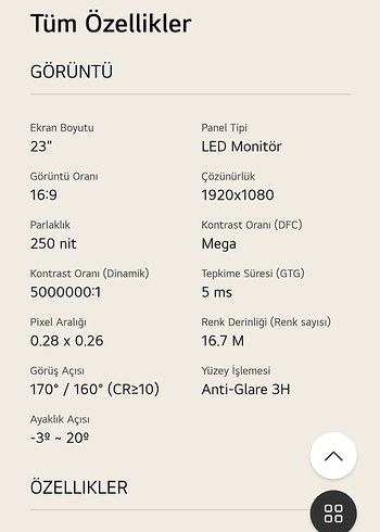 LG 23 inç monitör - Görsel 12