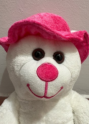 Fisher Price Kalpli Pembe Şapkalı Peluş Ayıcık