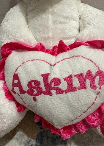  Beden Renk Kalpli Pembe Şapkalı Peluş Ayıcık