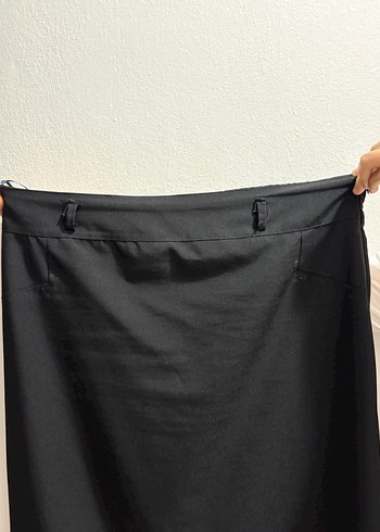 Siyah uzun Kadın Etek - Görsel 2