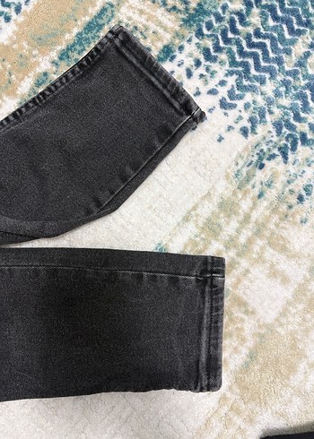 Gri Bağcıklı Regular Fit Erkek Kot Pantolon - Görsel 3