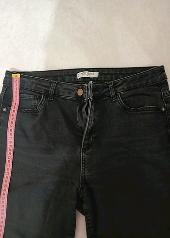 Siyah Kadın Denim Pantolon Regular Fit - Görsel 2