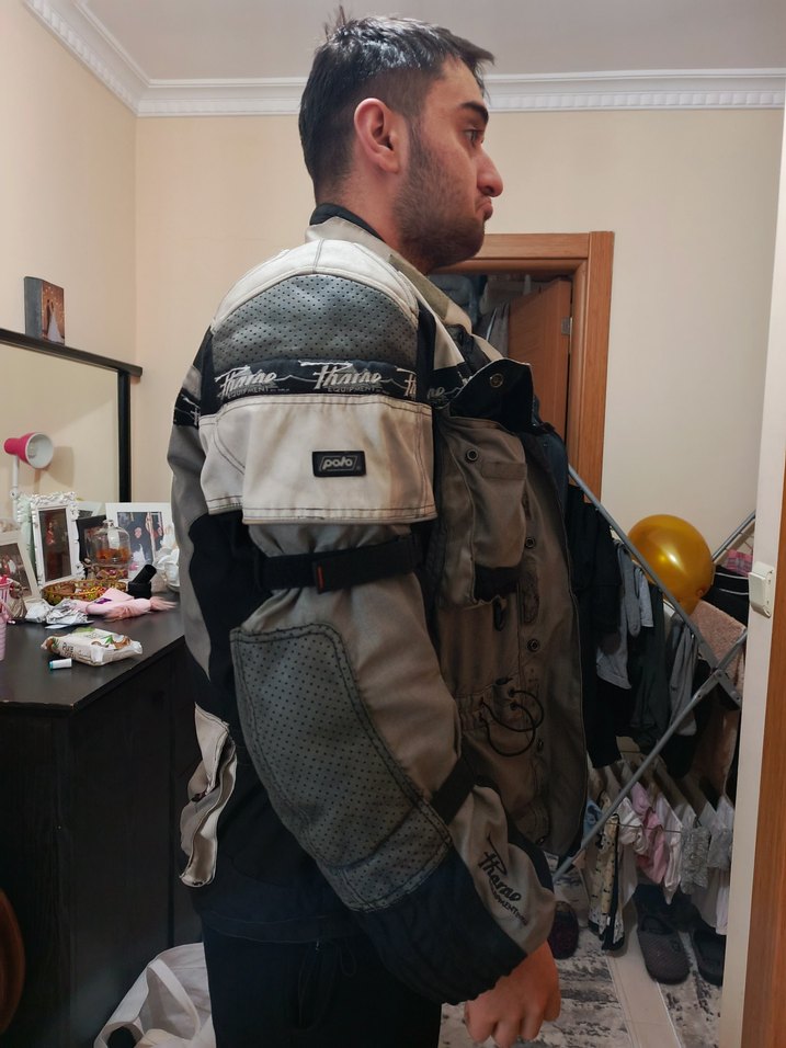 motorcu montu polo cordura - Görsel 3