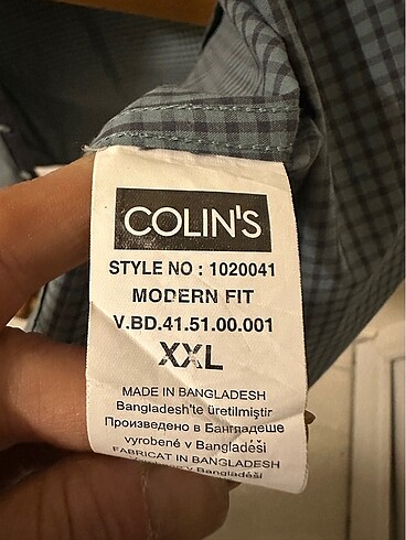 xxl Beden Colin?s erkek gömlek