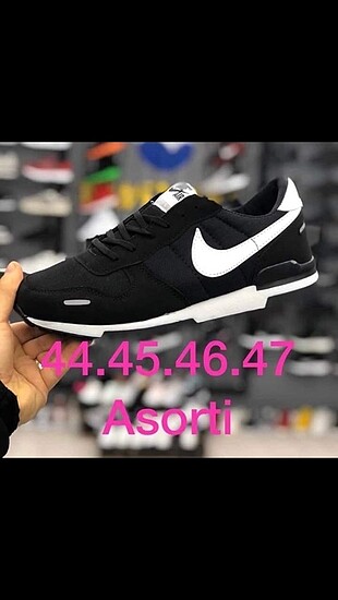 46 Beden siyah Renk Nike büyük numaralar