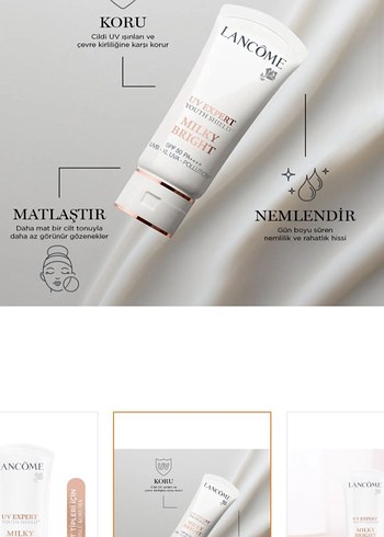 Lancôme UV Expert Milky Bright SPF50 Güneş Koruyucu 50ml - Görsel 2