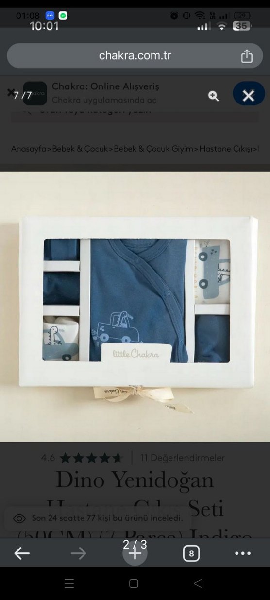 Chakra Dino Yeni Doğan Seti Sıfır Paketinde - Görsel 2