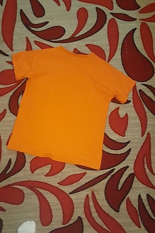 36 Beden turuncu Renk trend tişört 