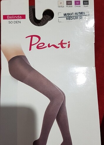 Penti Penti Desenli Külotlu Çorap