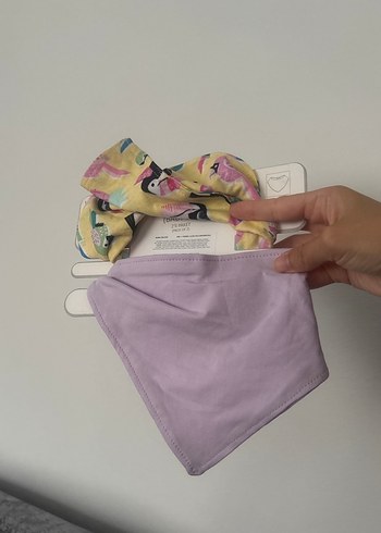 Pastel Renkli Baskılı Bebek Mama Önlüğü - Görsel 4