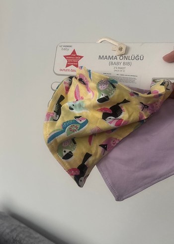 Pastel Renkli Baskılı Bebek Mama Önlüğü - Görsel 5