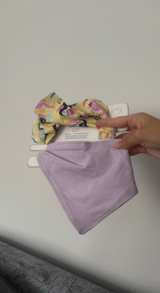 Pastel Renkli Baskılı Bebek Mama Önlüğü - Görsel 4