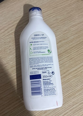 Nivea Nivea Naturally Good Avokado Özlü Vücut Losyonu 350ml