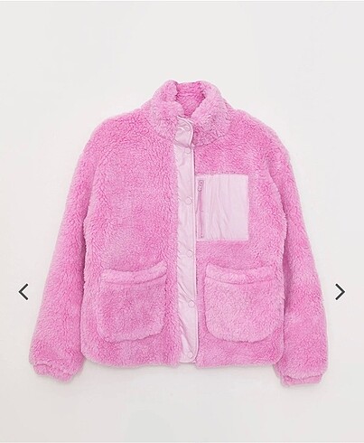 Lcw Pembe Peluş Mont