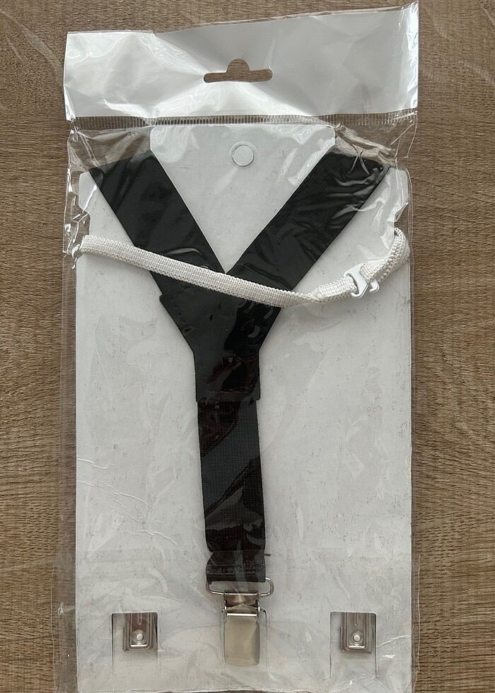 Erkek çocuk pantolon askısı papyon set - Görsel 2