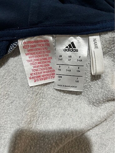 24-36 Ay Beden çeşitli Renk Adidas çocuk kapşonlu hırka sweatshirt