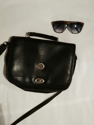 vintage siyah çanta