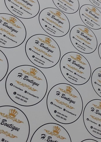 Kişiye özel etiket 1 tabaka - Görsel 2