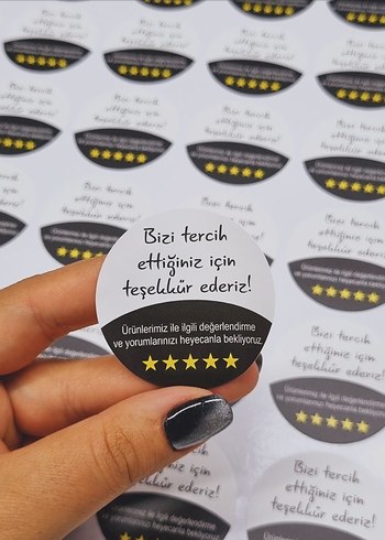 Kişiye özel etiket 1 tabaka - Görsel 3