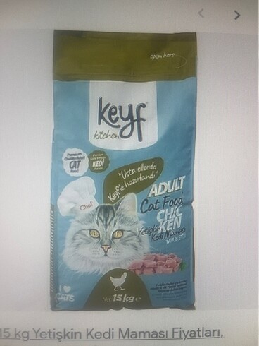 keyf kedi maması 15 kg