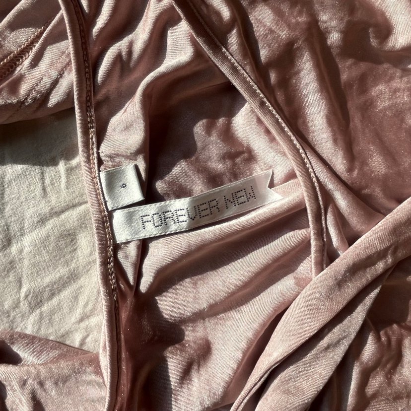 Parlak Rose Gold Sabahlık - Görsel 3