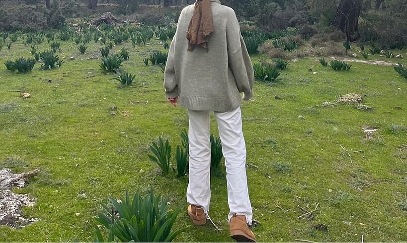 Pull and Bear Pull&Bear Ekru straight jean