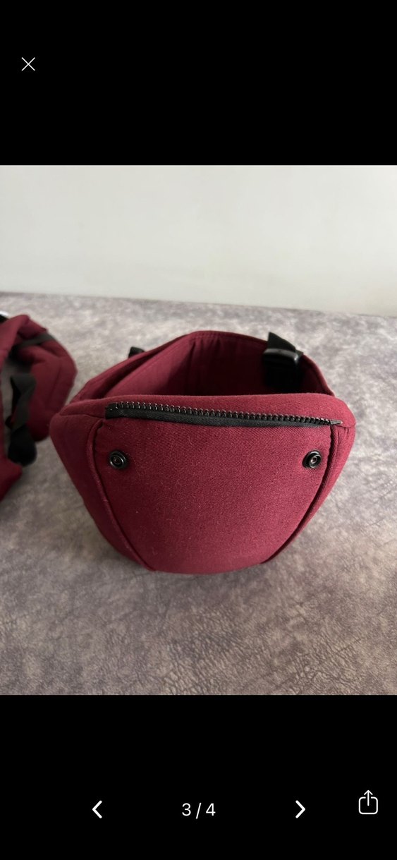 Bordo Bebek Taşıyıcı - Görsel 3