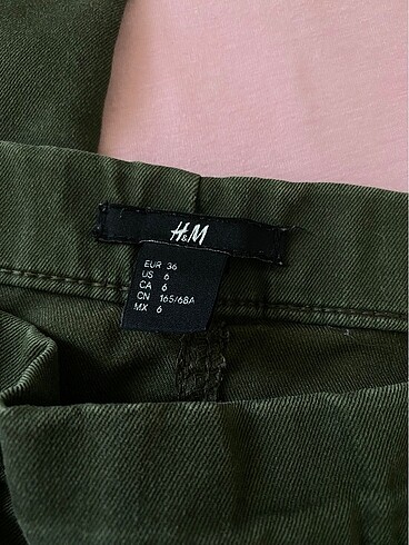 36 Beden haki Renk H&M haki renk dar paça kot pantolon