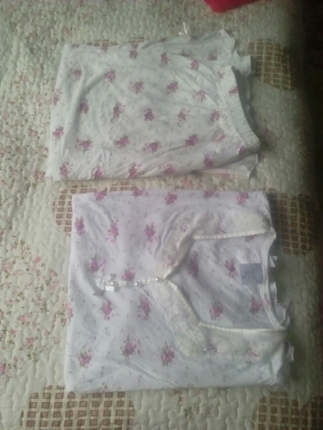 yazlik, penyesi cok kaliteli kaprili pijama takimi. etikette xl