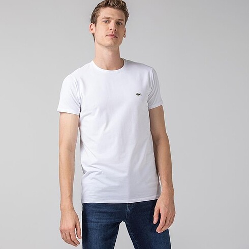 LACOSTE BEYAZ TİŞÖRT