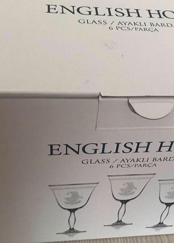 English Home Gümüş Kenarlıklı Şık Kadeh