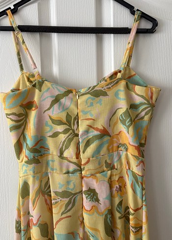 Sarı Askılı Elbise - Görsel 6