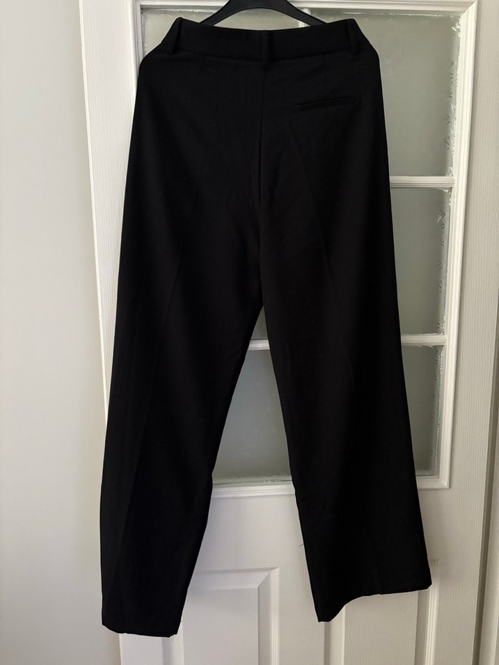 Siyah Kumaş Pantolon - Görsel 4