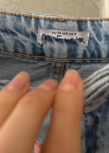 Mavi Normal Boy Regular Fit Kadın Denim Pantolon - Görsel 2