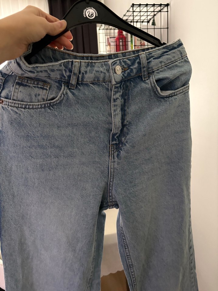 Mavi Normal Boy Regular Fit Kadın Denim Pantolon - Görsel 4