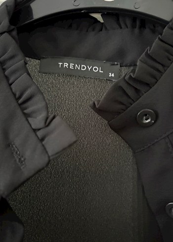 Siyah Piliseli Uzun Kadın Elbise - Görsel 4