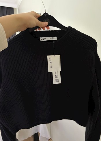 Zara siyah kazak - Görsel 5