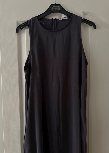 Gri uzun elbise - Görsel 6