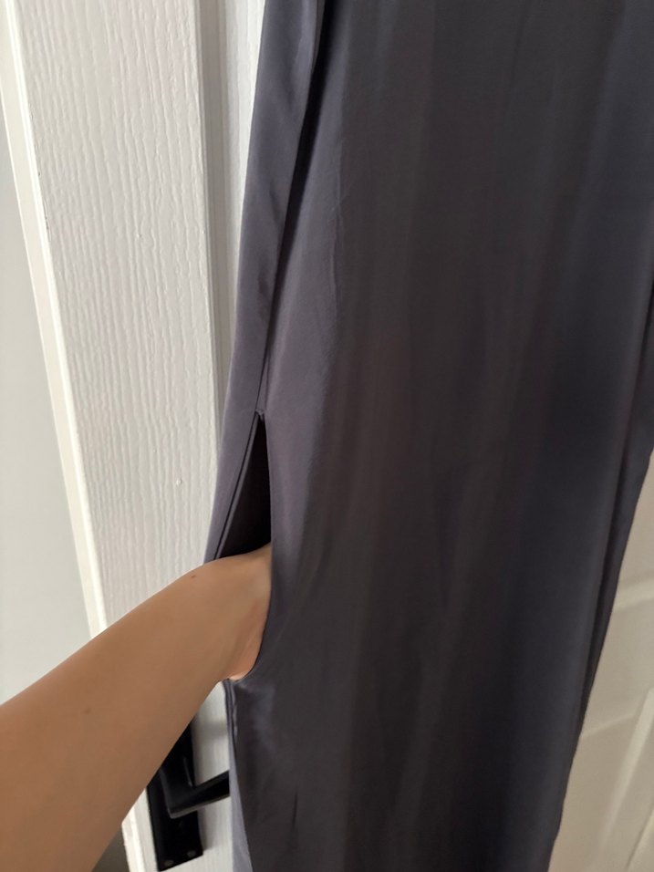 Gri uzun elbise - Görsel 3