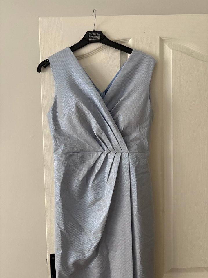 Açık mavi abiye elbise - Görsel 2