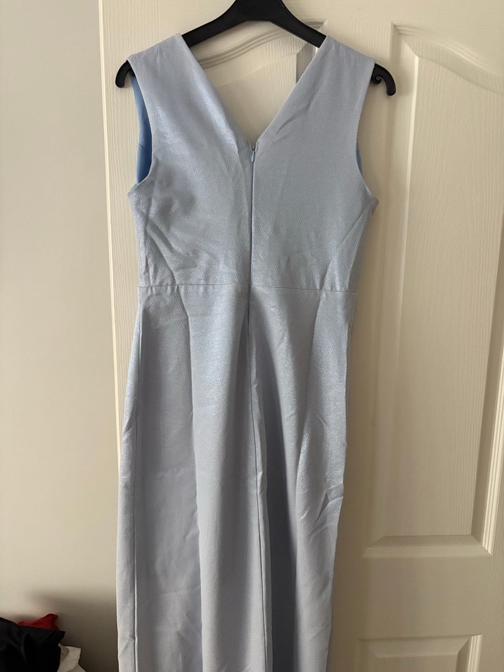 Açık mavi abiye elbise - Görsel 5