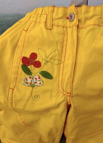 4 Yaş Beden sarı Renk Pantolon 