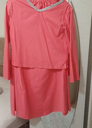 Uzun Bohem Kadın pullu Kınalık Elbise - Görsel 3