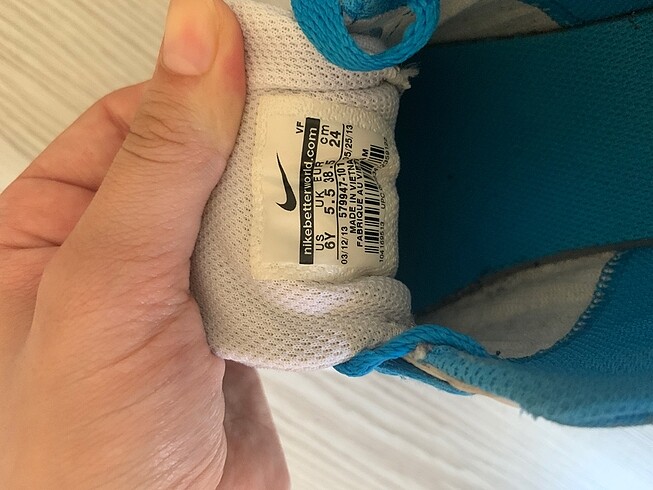 38 Beden NİKE ORİJİNAL nike mavi ayakkabı