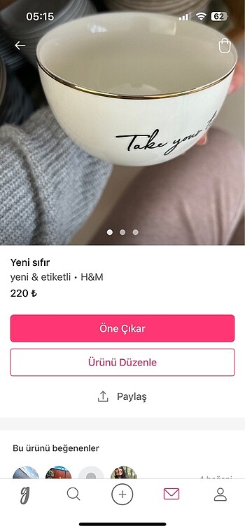 Take your büyük fincan