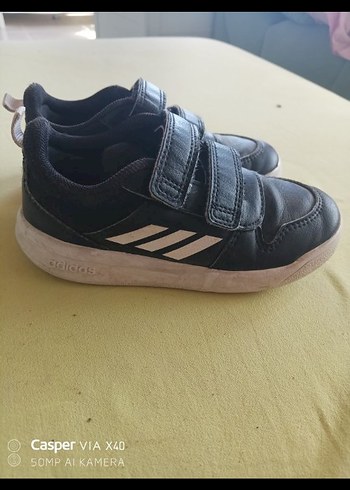 Adidas Erkek Çocuk Siyah Cırt Cırtlı Spor Ayakkabı