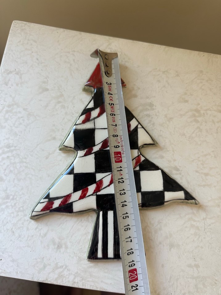 Yılbaşı Ağaçı Çini Duvar Süsü - Hediyelik - Görsel 2