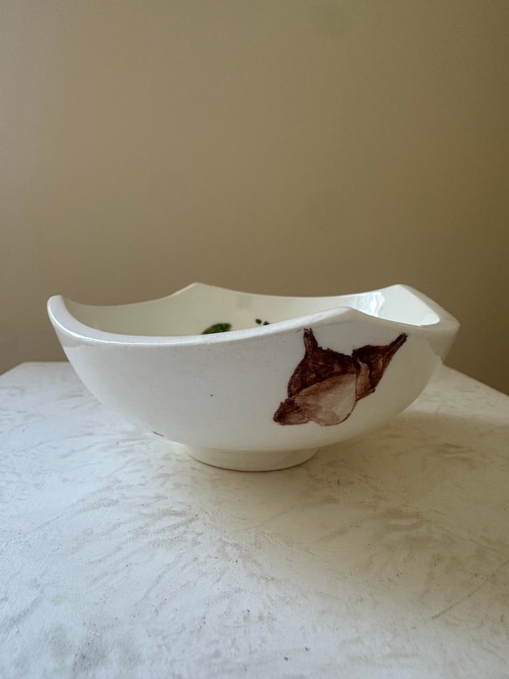 Desenli Çini Seramik Kase - Görsel 2