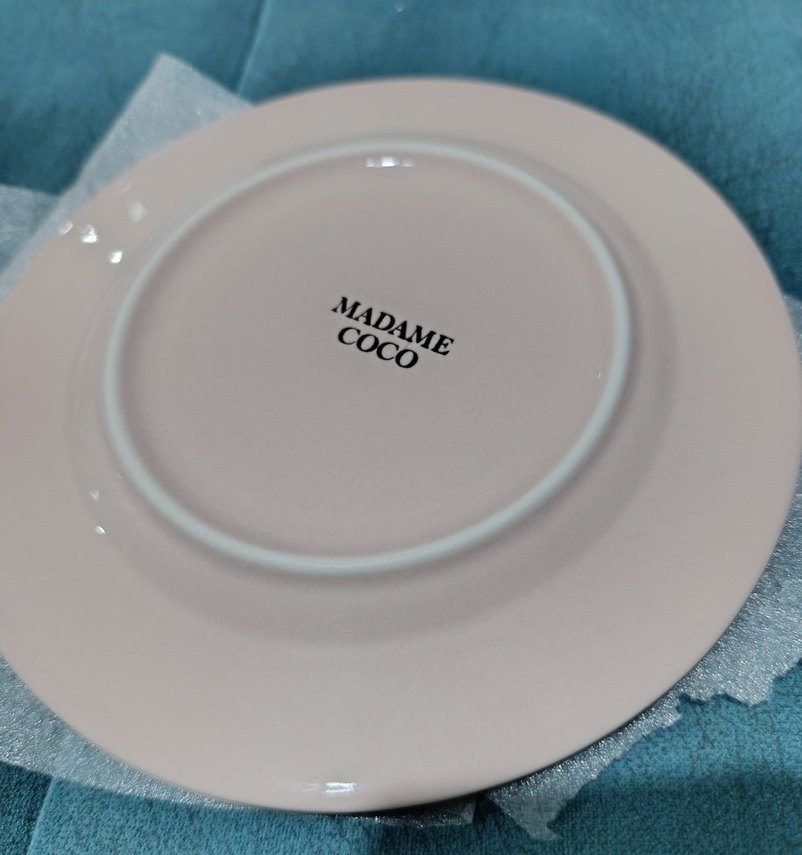 pudra renginde porselen pasta tabağu - Görsel 5