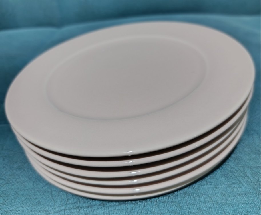 pudra renginde porselen pasta tabağu - Görsel 4